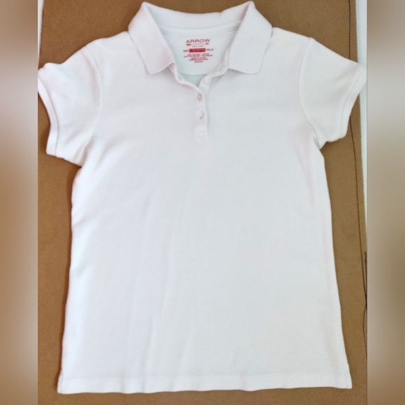 Old Navy Schoolwear Uniform dress, Girls' Drop Waist Pleated Jumper w/White Top - Picture 7 of 10